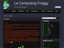 Tablet Screenshot of computing.travellingfroggy.info